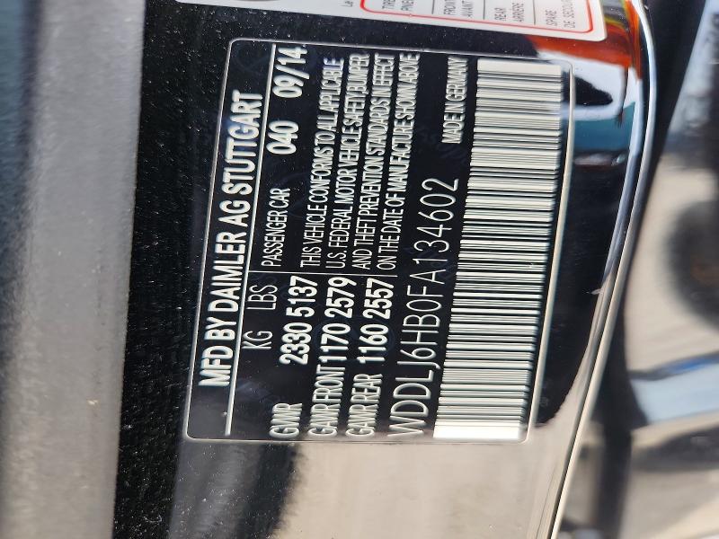 79133595 :رقم المزاد ، WDDLJ6HB0FA134602 vin ، 2015 Mercedes-benz Cls مزاد بيع
