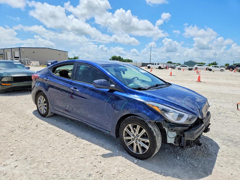 2015 Hyundai Elantra მანქანა იყიდება აუქციონზე, vin: 5NPDH4AE3FH640646, აუქციონის ნომერი: 57331856