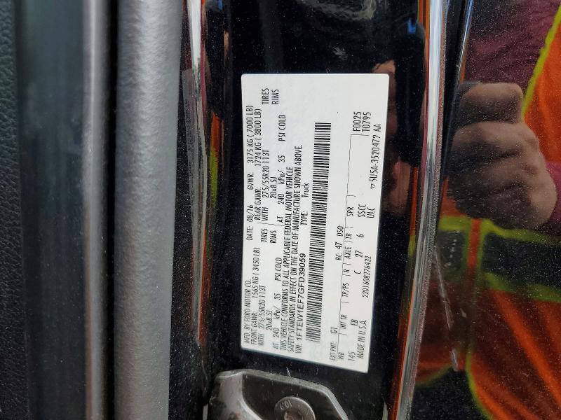2016 Ford F150 მანქანა იყიდება აუქციონზე, vin: 1FTEW1EF7GFD39059, აუქციონის ნომერი: 58097106
