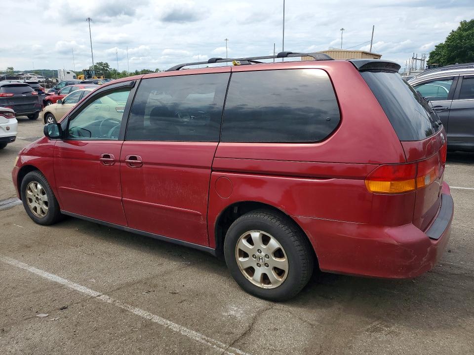 2002 Honda Odyssey მანქანა იყიდება აუქციონზე, vin: 2HKRL186X2H556240, აუქციონის ნომერი: 58783846