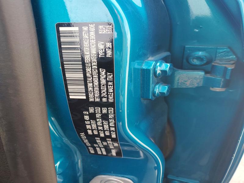 Продаж на аукціоні авто 2021 Jeep Renegade, vin: ZACNJDC18MPN24427, номер лоту: 56985596