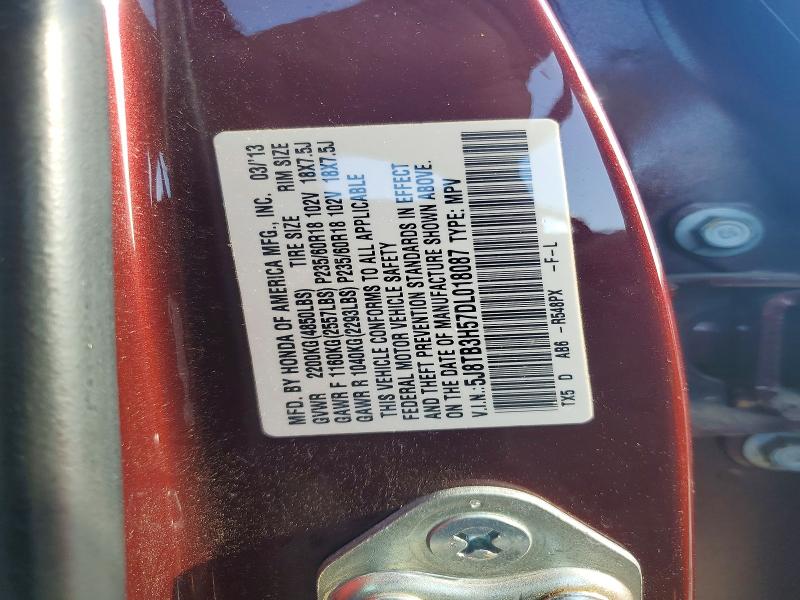 Продаж на аукціоні авто 2013 Acura Rdx, vin: 5J8TB3H57DL018087, номер лоту: 57898256