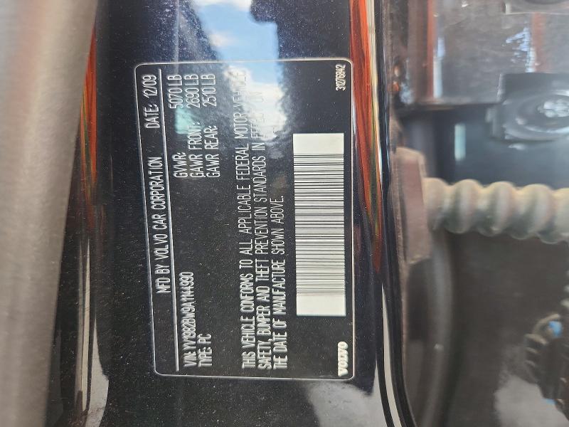 Aukcja sprzedaży 2010 Volvo V70, vin: YV1982BW9A1144990, numer aukcji: 59208106