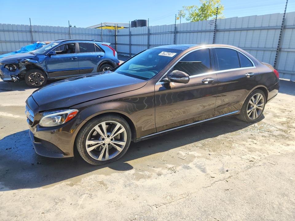 2015 Mercedes-benz C მანქანა იყიდება აუქციონზე, vin: 55SWF4JB0FU091263, აუქციონის ნომერი: 57944316