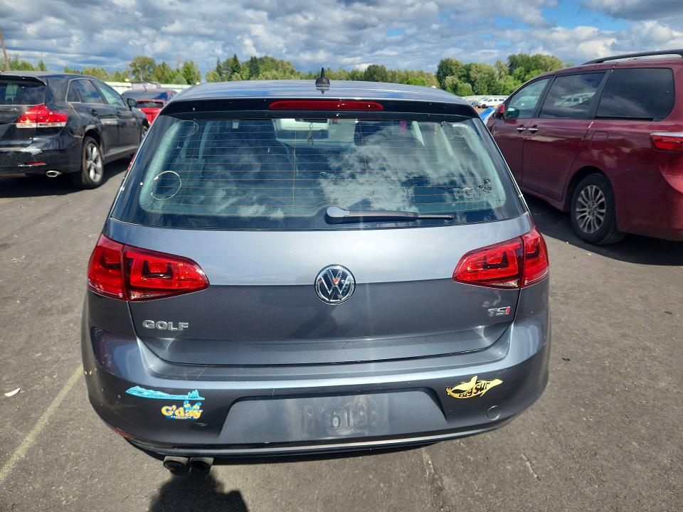 2017 Volkswagen Golf მანქანა იყიდება აუქციონზე, vin: 3VW217AU6HM002972, აუქციონის ნომერი: 56811886