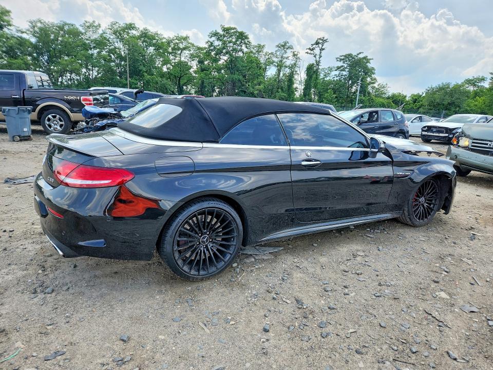 56721776 :رقم المزاد ، WDDWK8GB6HF512547 vin ، 2017 Mercedes-benz C مزاد بيع