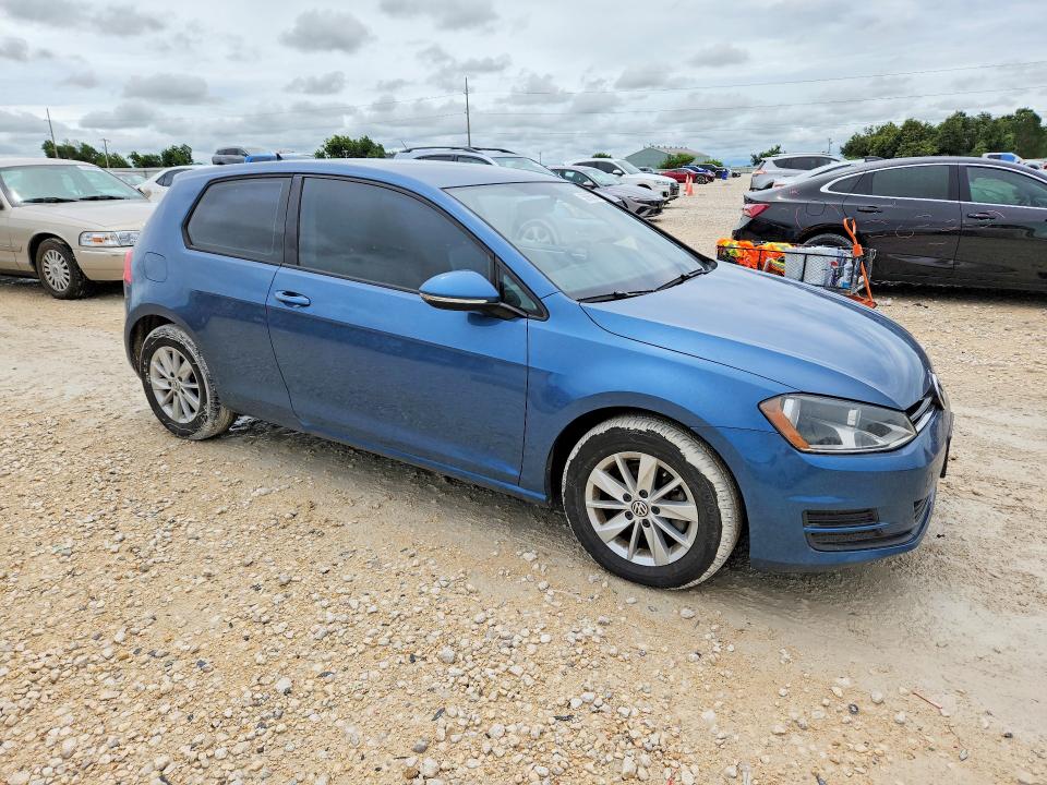 2015 Volkswagen Golf მანქანა იყიდება აუქციონზე, vin: 3VW817AUXFM069775, აუქციონის ნომერი: 56985876