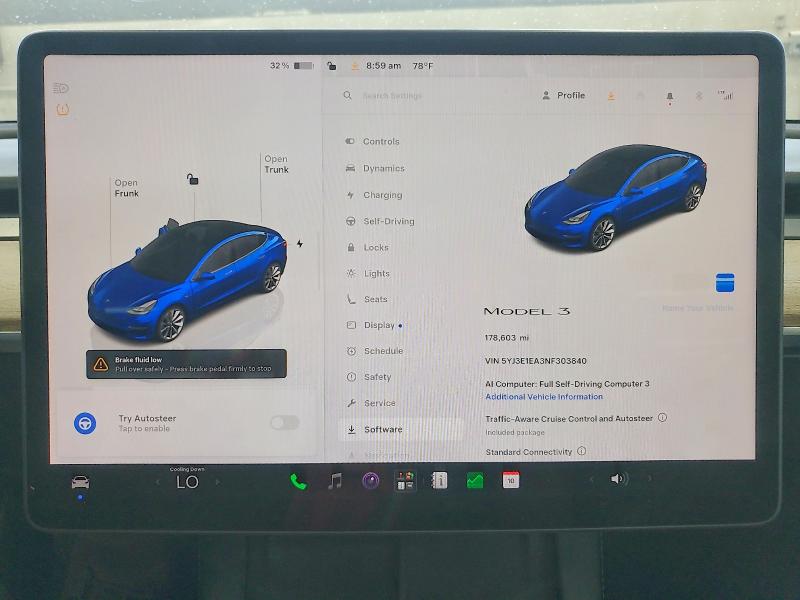 Продажа на аукционе авто 2022 Tesla Model 3, vin: 5YJ3E1EA3NF303840, номер лота: 56624416