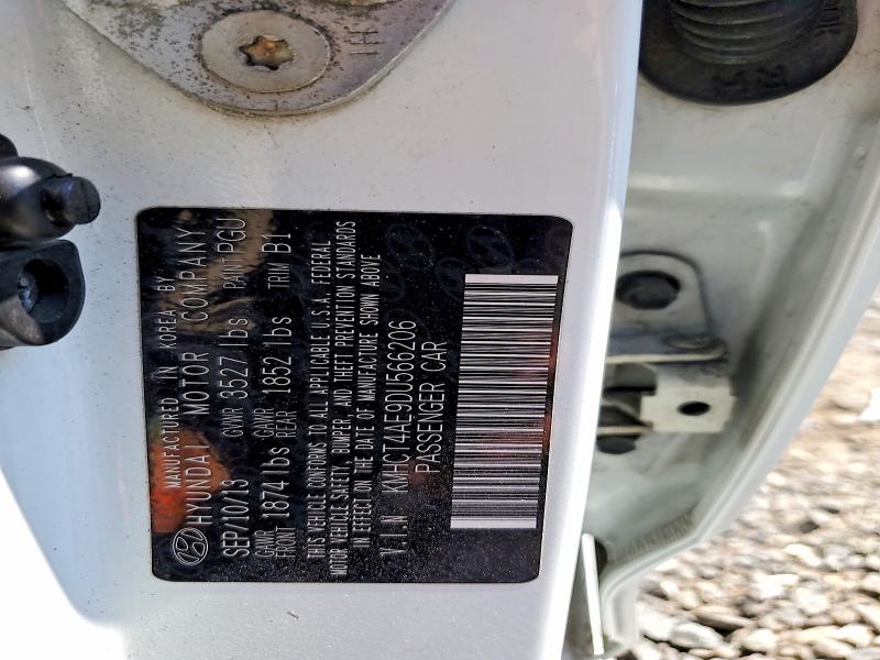 Продажа на аукционе авто 2013 Hyundai Accent, vin: KMHCT4AE9DU566206, номер лота: 57018136
