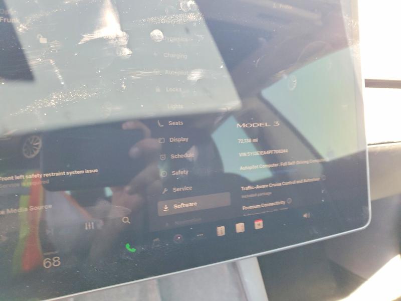 Продажа на аукционе авто 2023 Tesla Model 3, vin: 5YJ3E1EA4PF706244, номер лота: 57783726