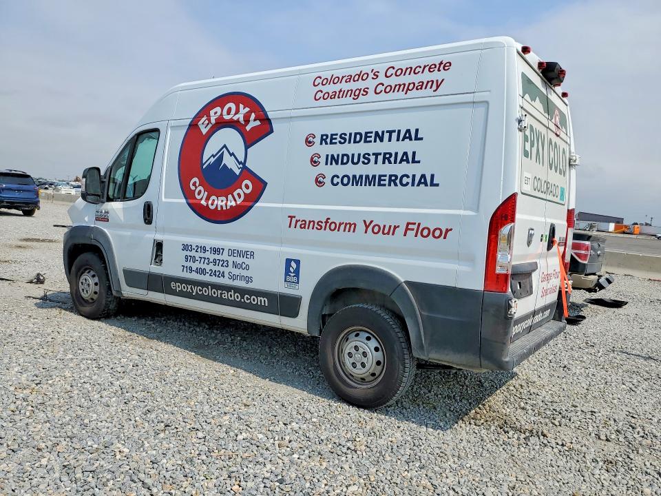 58549476 :رقم المزاد ، 3C6TRVBGXKE533260 vin ، 2019 Ram Promaster 1500 مزاد بيع