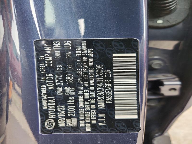 Продаж на аукціоні авто 2022 Hyundai Venue, vin: KMHRC8A39NU178099, номер лоту: 58910956