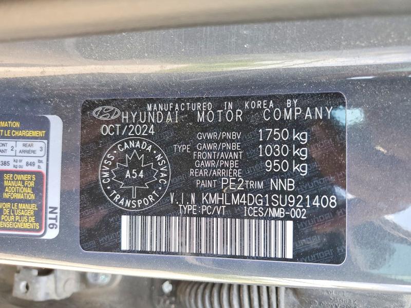 Продаж на аукціоні авто 2025 Hyundai Elantra, vin: KMHLM4DG1SU921408, номер лоту: 55704616