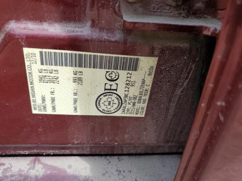 Aukcja sprzedaży 2011 Nissan Altima, vin: 1N4AL2AP3BC128212, numer aukcji: 56309946