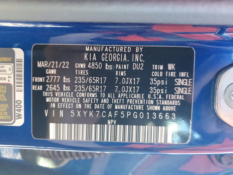 Aukcja sprzedaży 2023 Kia Sportage, vin: 5XYK7CAF5PG013663, numer aukcji: 55844716
