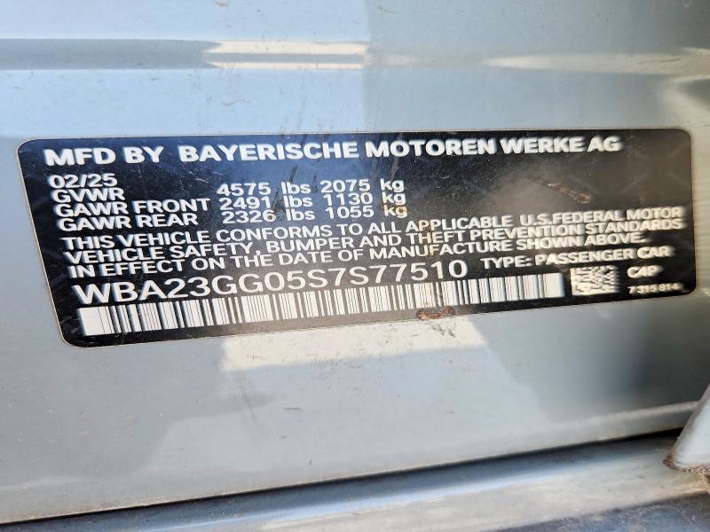 Aukcja sprzedaży 2025 Bmw 228xi, vin: WBA23GG05S7S77510, numer aukcji: 58449356