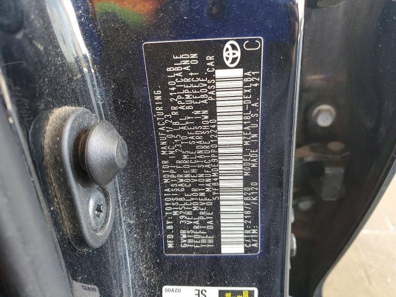 Aukcja sprzedaży 2023 Toyota Corolla, vin: 5YFB4MDE9PP012240, numer aukcji: 55806336