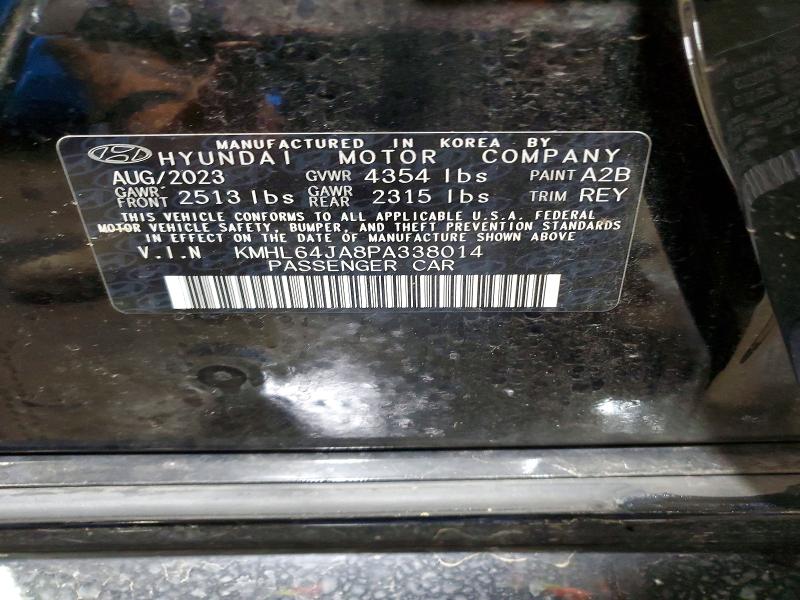 Aukcja sprzedaży 2023 Hyundai Sonata, vin: KMHL64JA8PA338014, numer aukcji: 57575396