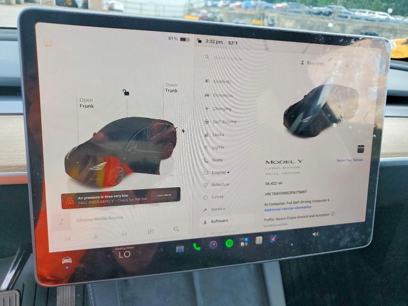 Aukcja sprzedaży 2023 Tesla Model Y, vin: 7SAYGDEE2PA175887, numer aukcji: 57003616