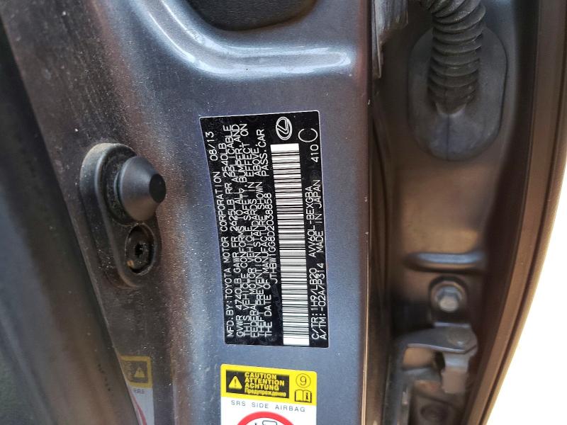 Продажа на аукционе авто 2013 Lexus Es, vin: JTHBW1GG8D2038858, номер лота: 58119636