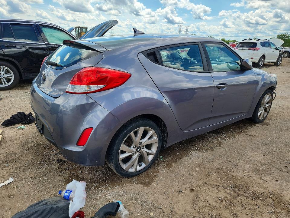 2017 Hyundai Veloster მანქანა იყიდება აუქციონზე, vin: KMHTC6AD2HU306335, აუქციონის ნომერი: 56410836