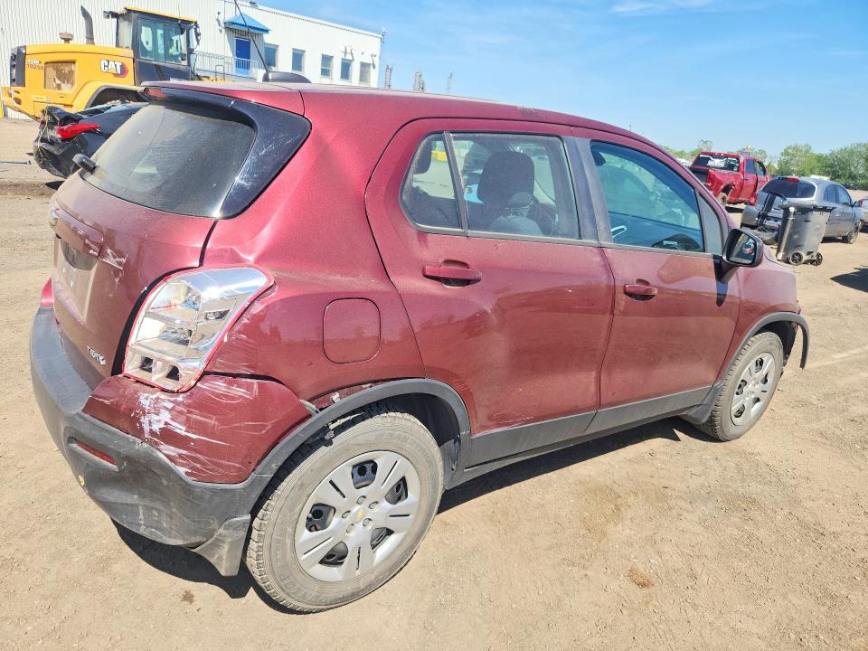 Продажа на аукционе авто 2015 Chevrolet Trax, vin: 3GNCJKSBXFL150897, номер лота: 56652096