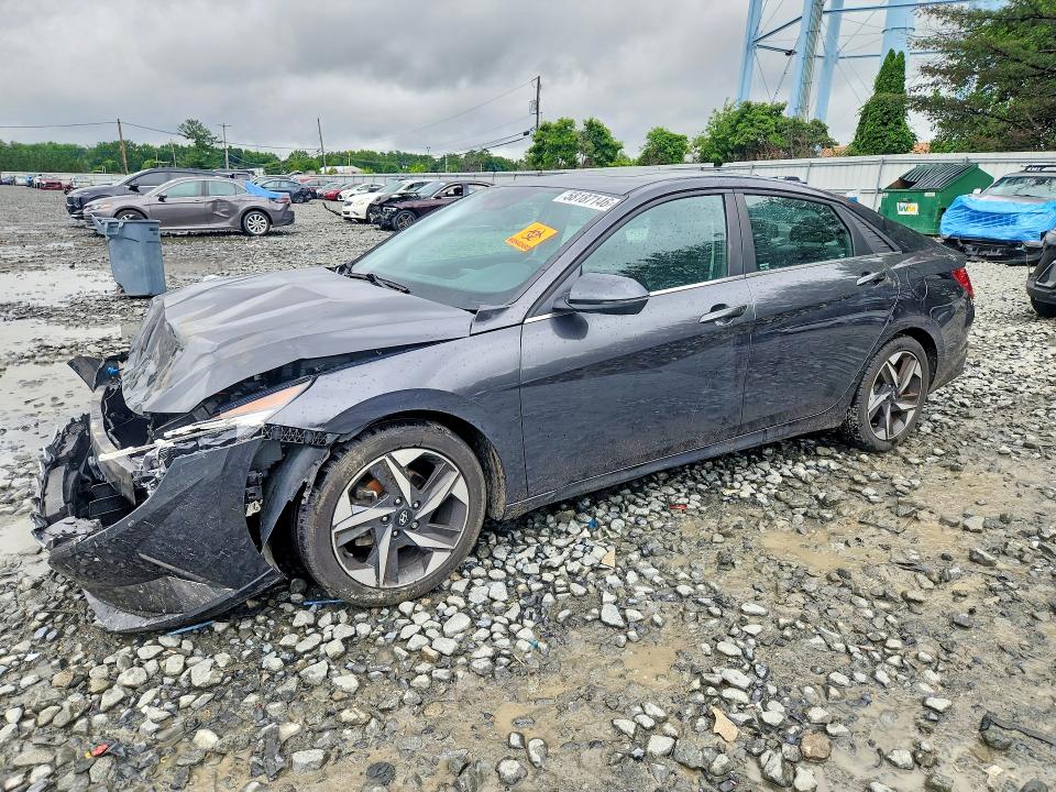 58187146 :رقم المزاد ، 5NPLP4AG8MH028066 vin ، 2021 Hyundai Elantra مزاد بيع