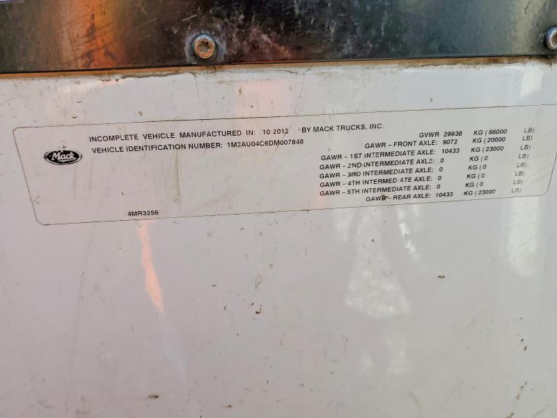 Продаж на аукціоні авто 2013 Mack Leu613, vin: 1M2AU04C6DM007848, номер лоту: 55526686