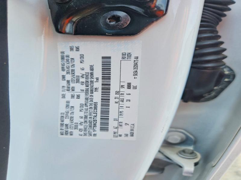59143906 :رقم المزاد ، 1FT8W2BT9LEC08955 vin ، 2020 Ford F250 مزاد بيع
