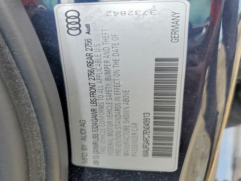 Продаж на аукціоні авто 2014 Audi A6, vin: WAUFGAFC7EN049913, номер лоту: 56581686