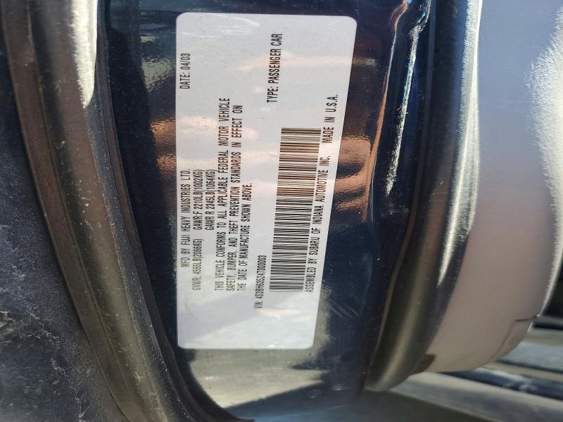 Aukcja sprzedaży 2004 Subaru Legacy, vin: 4S3BH635247300003, numer aukcji: 56026116