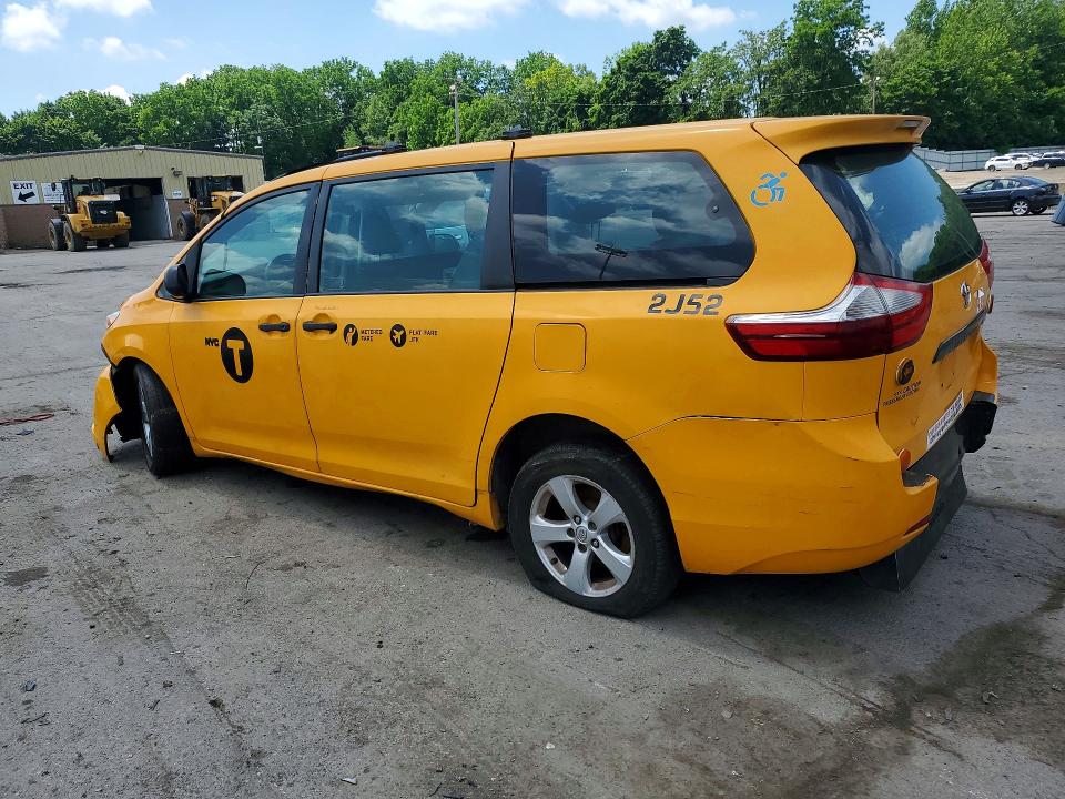 Продажа на аукционе авто 2017 Toyota Sienna, vin: 5TDZZ3DC3HS844531, номер лота: 57141166