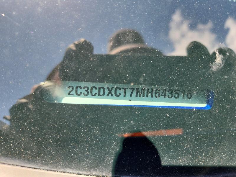 2021 Dodge Charger მანქანა იყიდება აუქციონზე, vin: 2C3CDXCT7MH643516, აუქციონის ნომერი: 56781816