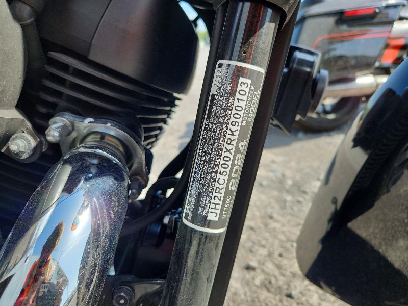 2024 Honda Vt750 მანქანა იყიდება აუქციონზე, vin: JH2RC500XRK900103, აუქციონის ნომერი: 59156106
