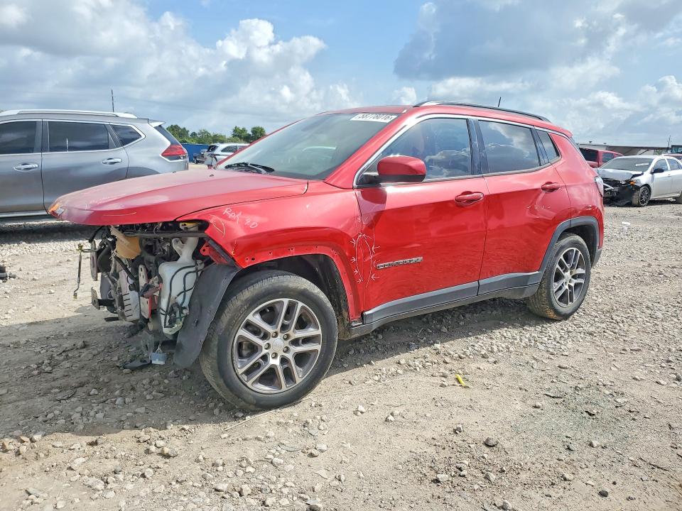 2020 Jeep Compass მანქანა იყიდება აუქციონზე, vin: 3C4NJCBB7LT198828, აუქციონის ნომერი: 58778016