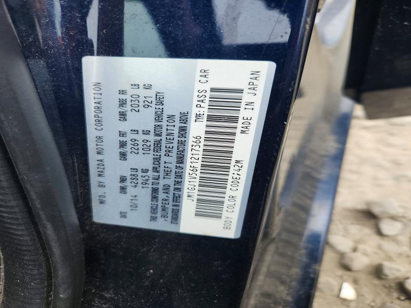 Aukcja sprzedaży 2015 Mazda 6, vin: JM1GJ1V56F1217366, numer aukcji: 56408836