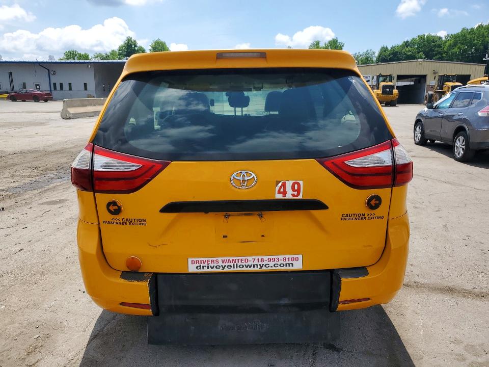 Продажа на аукционе авто 2017 Toyota Sienna, vin: 5TDZZ3DC3HS844531, номер лота: 57141166