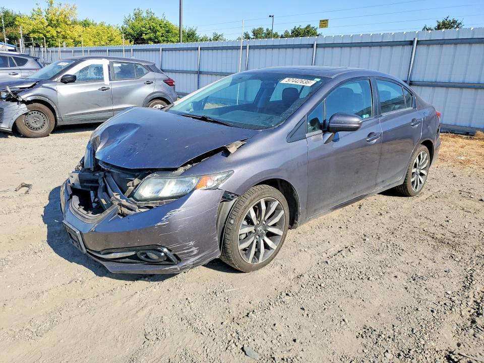 57442636 :رقم المزاد ، 19XFB2F9XFE255678 vin ، 2015 Honda Civic مزاد بيع