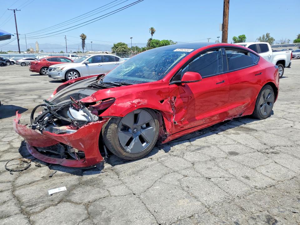 Продажа на аукционе авто 2022 Tesla Model 3, vin: 5YJ3E1EA9NF362018, номер лота: 57863456
