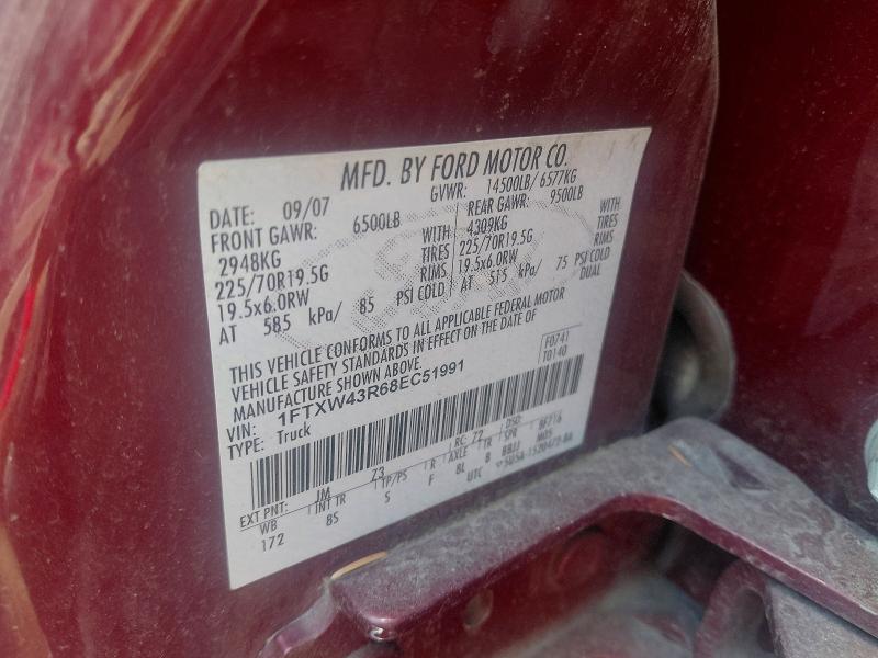 Aukcja sprzedaży 2008 Ford F450, vin: 1FTXW43R68EC51991, numer aukcji: 57932406