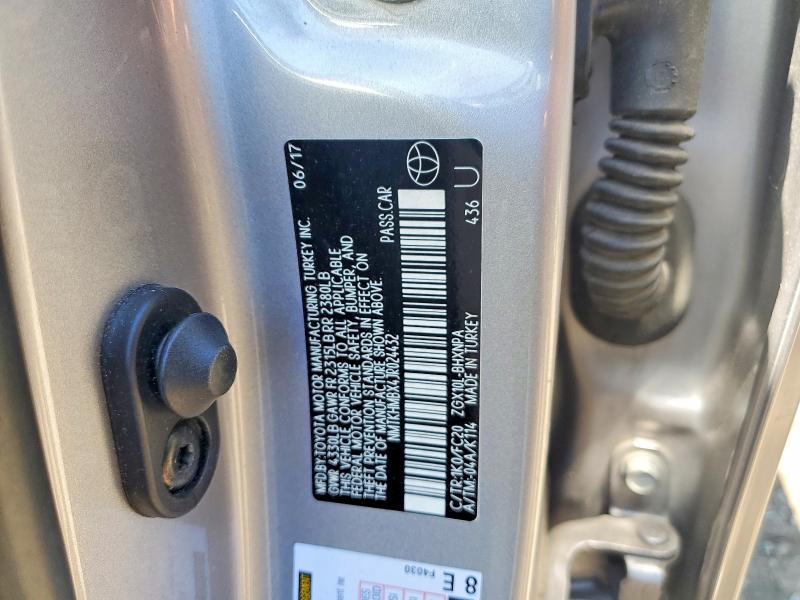56147886 :رقم المزاد ، NMTKHMBX4JR024432 vin ، 2018 Toyota C-hr مزاد بيع