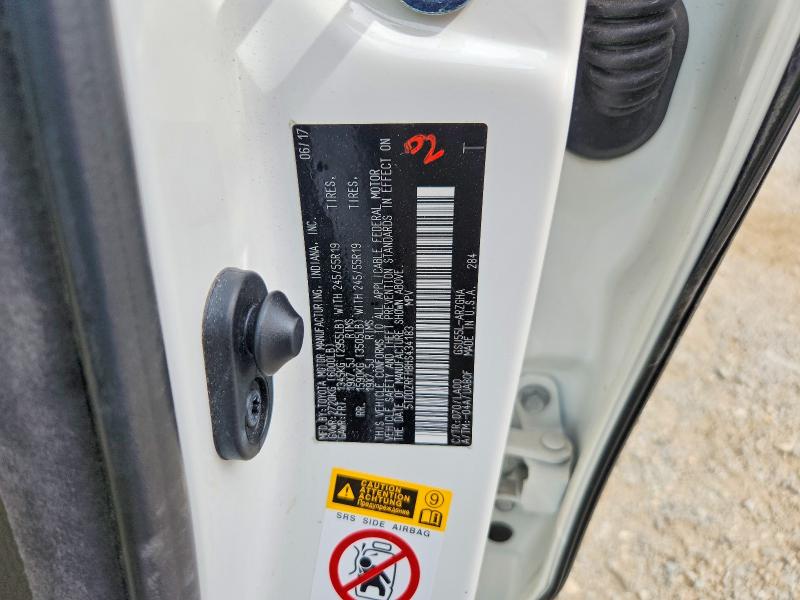 2017 Toyota Highlander მანქანა იყიდება აუქციონზე, vin: 5TDDZRFH8HS434183, აუქციონის ნომერი: 58622596