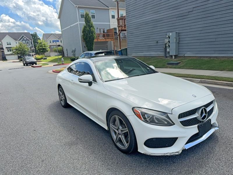 58349596 :رقم المزاد ، WDDWJ4KB7HF538870 vin ، 2017 Mercedes-benz C مزاد بيع
