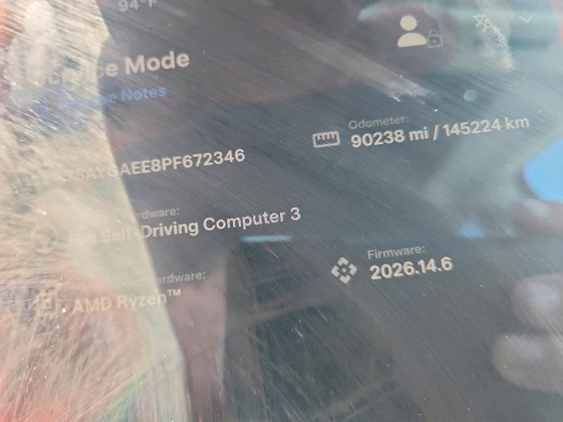 Aukcja sprzedaży 2023 Tesla Model Y, vin: 7SAYGAEE8PF672346, numer aukcji: 58985856