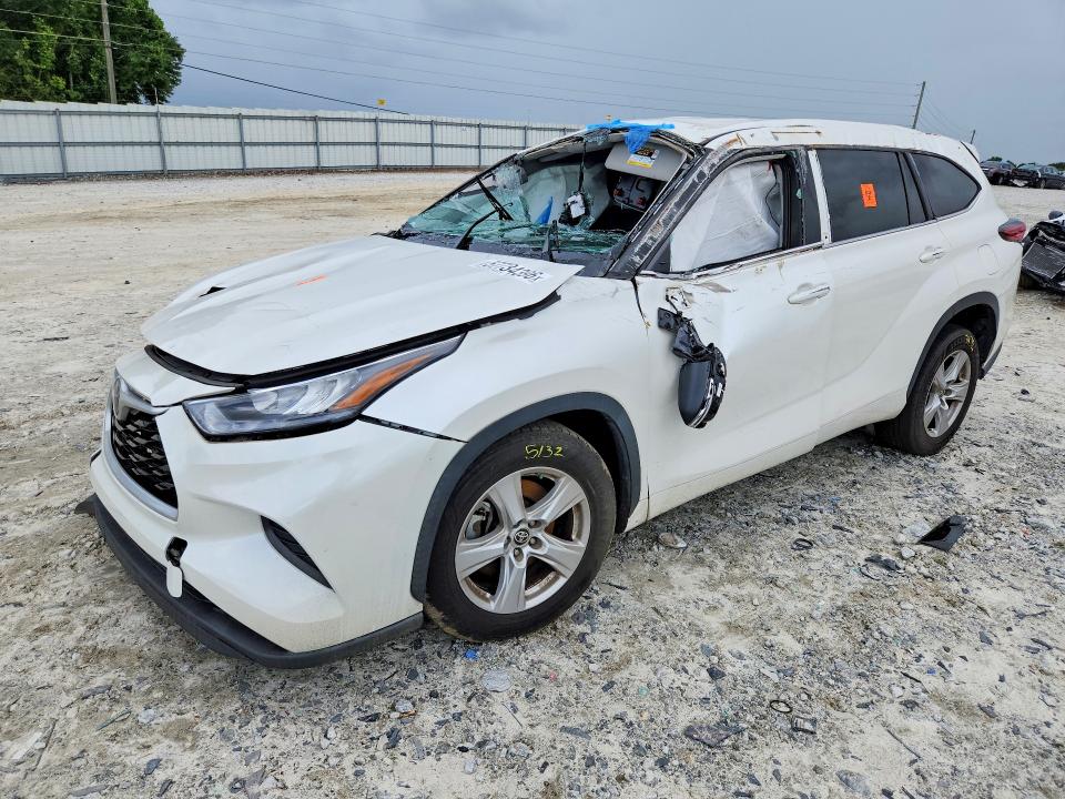 2020 Toyota Highlander მანქანა იყიდება აუქციონზე, vin: 5TDCZRAH3LS028789, აუქციონის ნომერი: 57734396