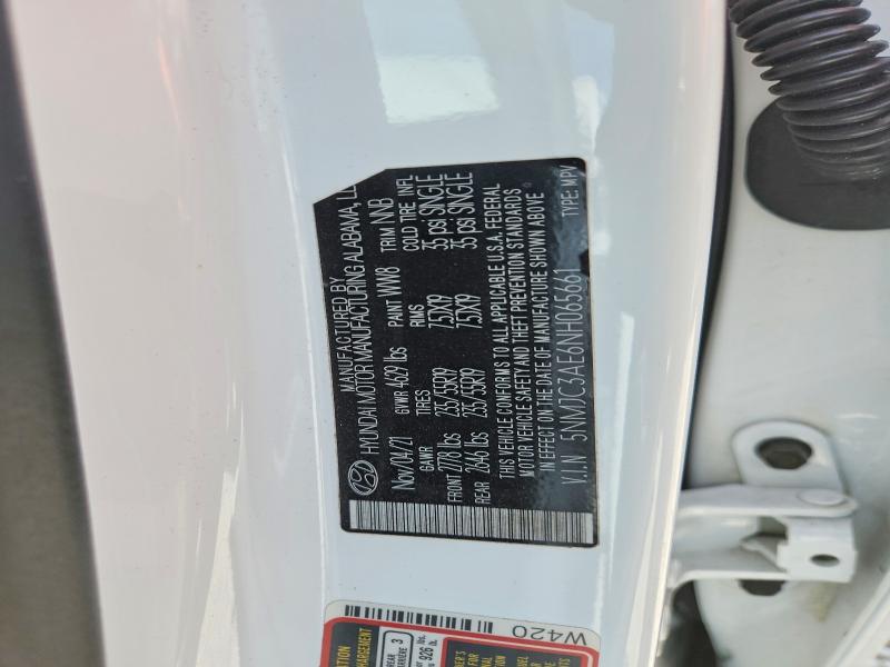 Aukcja sprzedaży 2022 Hyundai Tucson, vin: 5NMJC3AE6NH065661, numer aukcji: 55307836