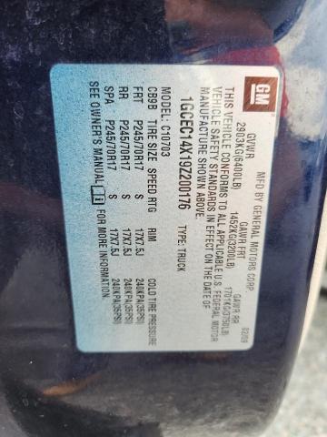 2009 Chevrolet Silverado მანქანა იყიდება აუქციონზე, vin: 1GCEC14X19Z200176, აუქციონის ნომერი: 56285806
