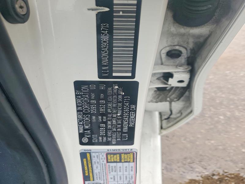 58613766 :رقم المزاد ، KNADN5A39C6054713 vin ، 2012 Kia Rio 5-door مزاد بيع