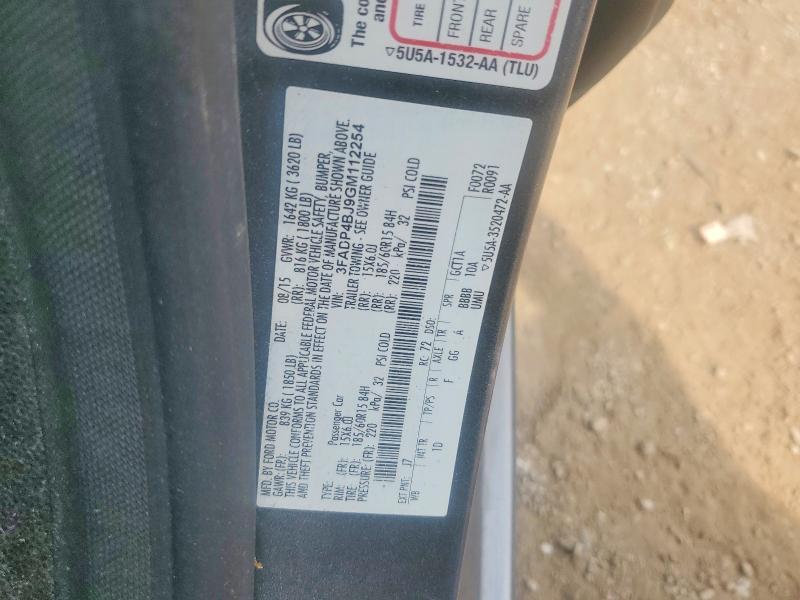 Продажа на аукционе авто 2016 Ford Fiesta, vin: 3FADP4BJ9GM112254, номер лота: 58156566
