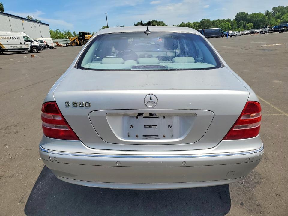 2002 Mercedes-benz S მანქანა იყიდება აუქციონზე, vin: WDBNG75J12A286612, აუქციონის ნომერი: 57944466